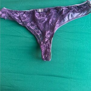 Adore Me Purple Lace Panties